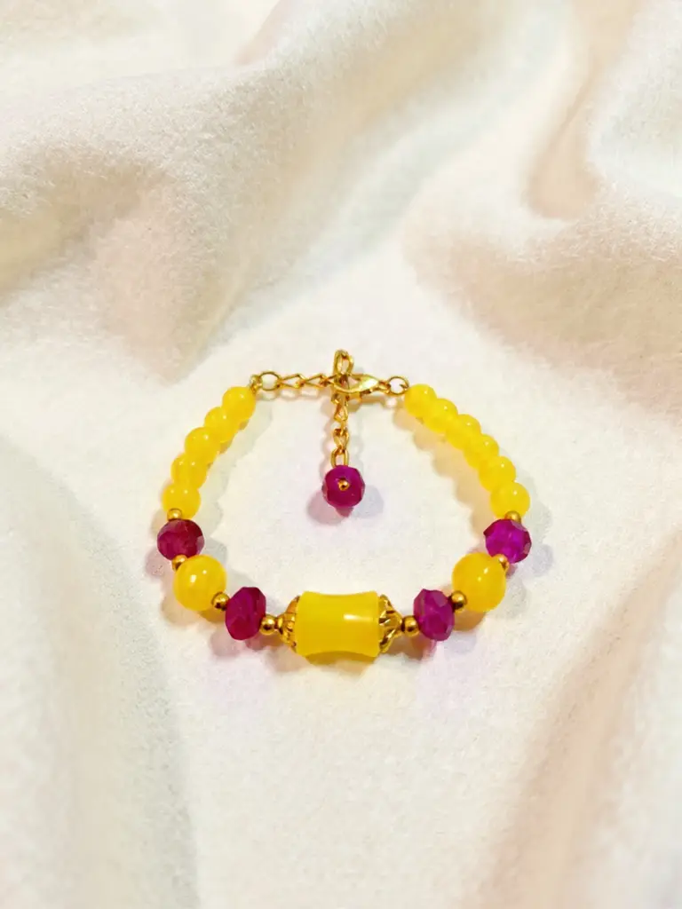 Color Bloom Beaded Bracelet Collection” 