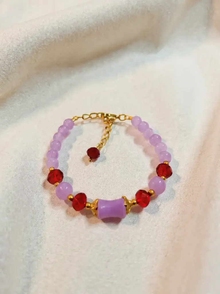 Color Bloom Beaded Bracelet Collection” 