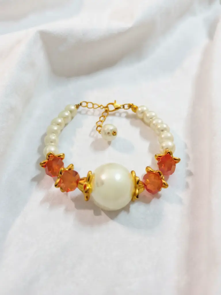 Pearl Charm Bracelet