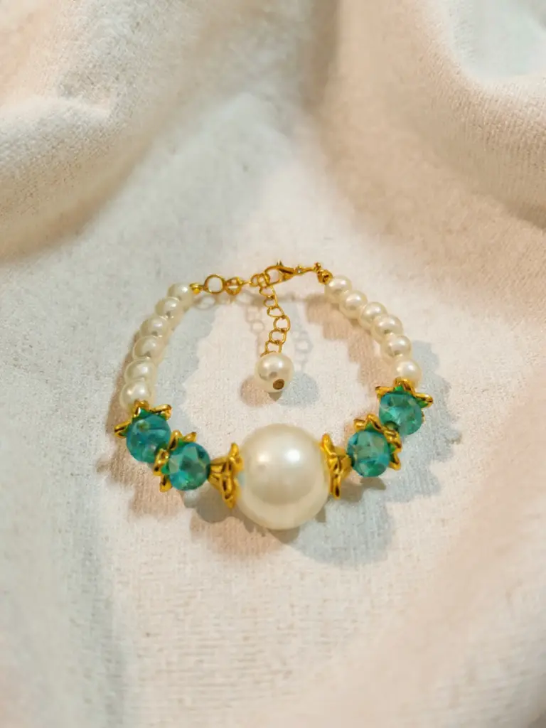 Pearl Charm Bracelet