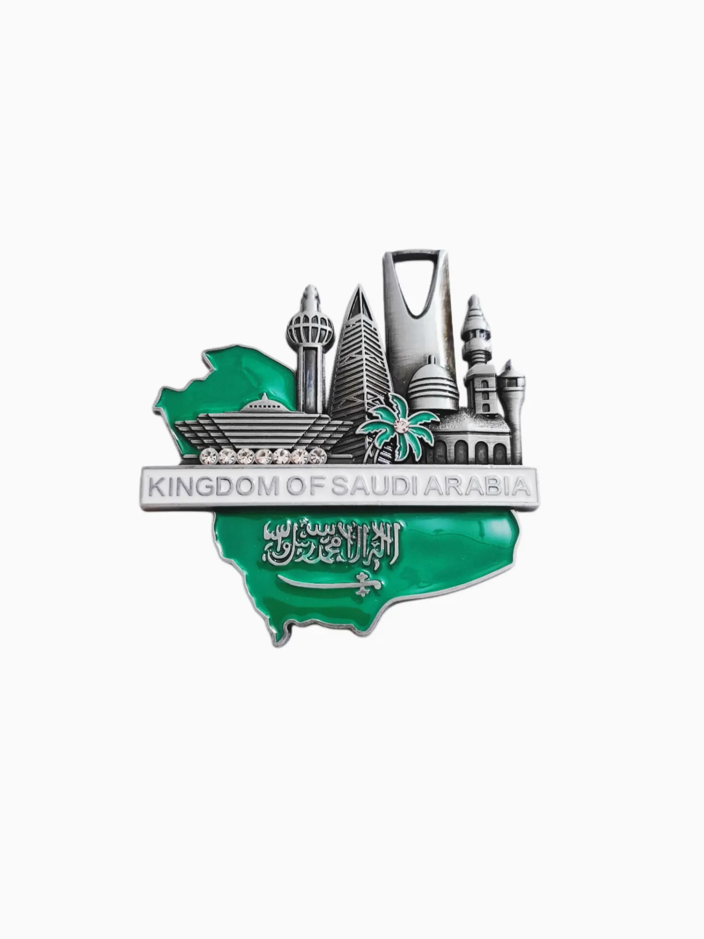 3D Relief Souvenir Magnet Metal