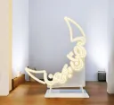 Ramadan Crescent Neon Floor Lamp